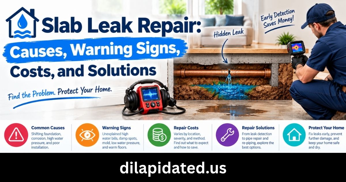 Slab Leak Repair: Causes, Warning Signs, Costs, and Solutions
