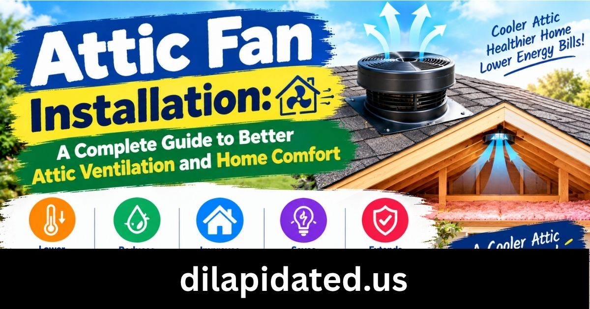 Attic Fan Installation: A Complete Guide to Better Attic Ventilation and Home Comfort