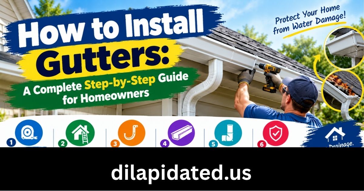 How to Install Gutters: A Complete Step-by-Step Guide for Homeowners