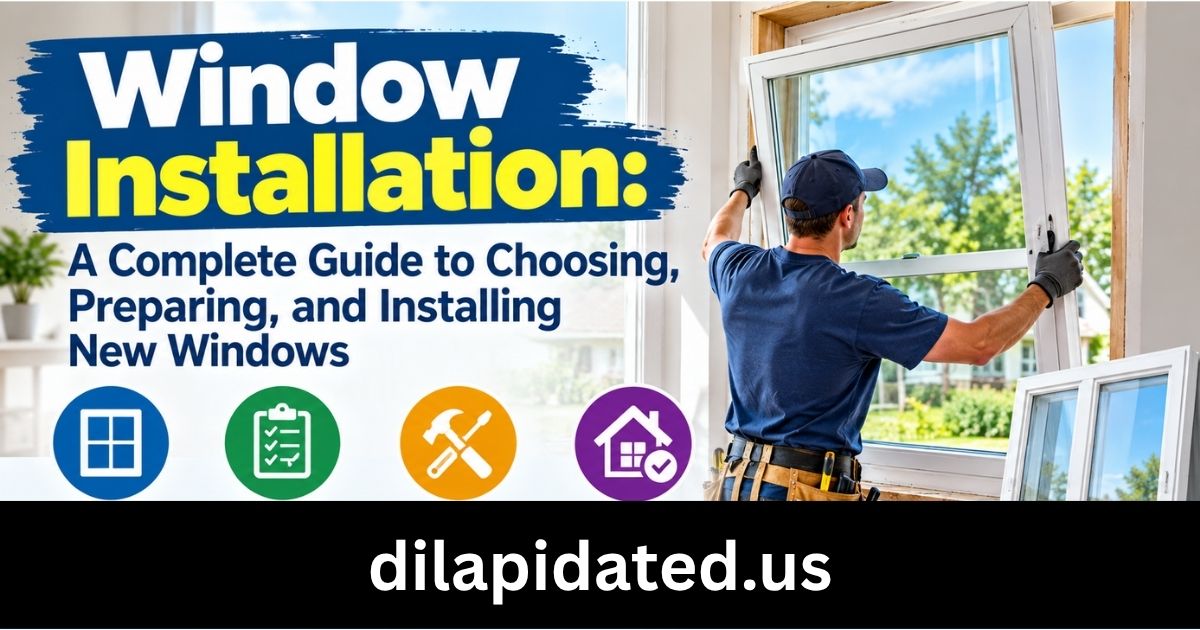 Window Installation: A Complete Guide to Choosing, Preparing, and Installing New Windows