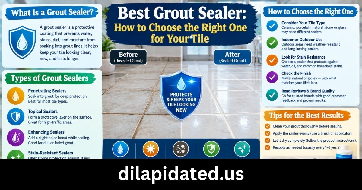Best Grout Sealer: How to Choose the Right One for Your Tile
