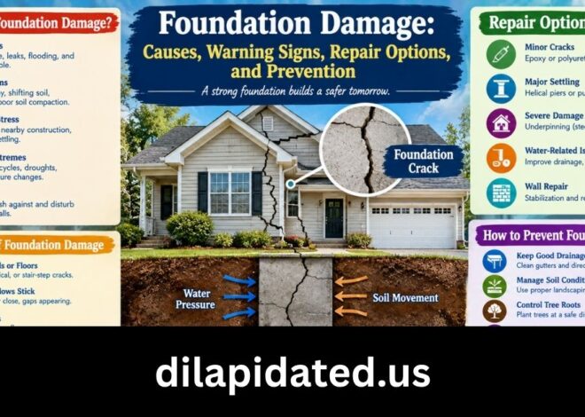 Foundation Damage: Causes, Warning Signs, Repair Options, and Prevention