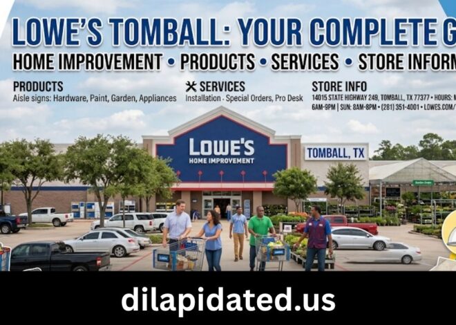 Lowes Tomball: A Complete Guide to Home Improvement, Products, Services, and Store Information