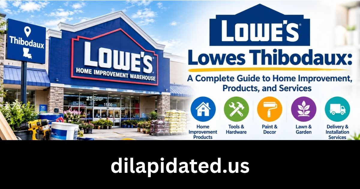 Lowes Thibodaux: A Complete Guide to Home Improvement, Products, and Services