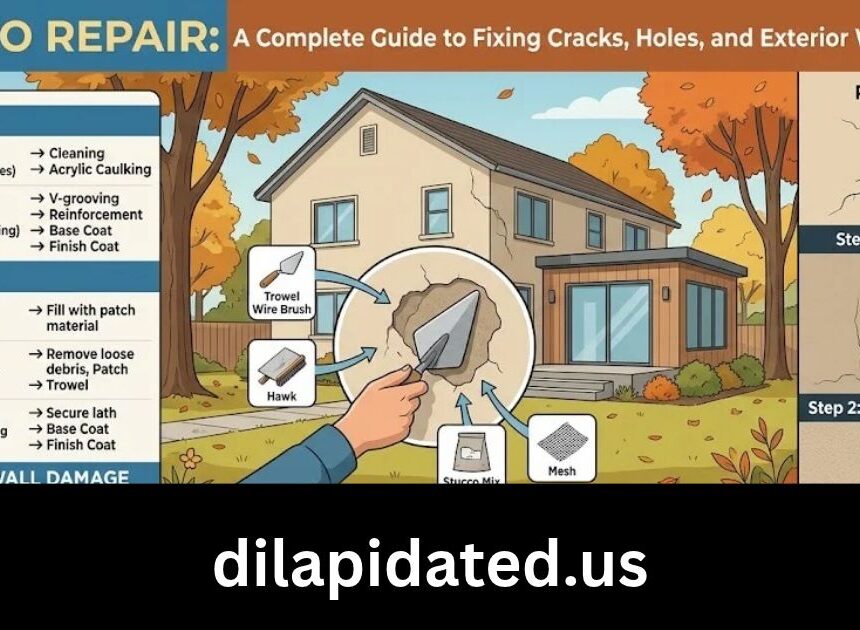 Stucco Repair: A Complete Guide to Fixing Cracks, Holes, and Exterior Wall Damage