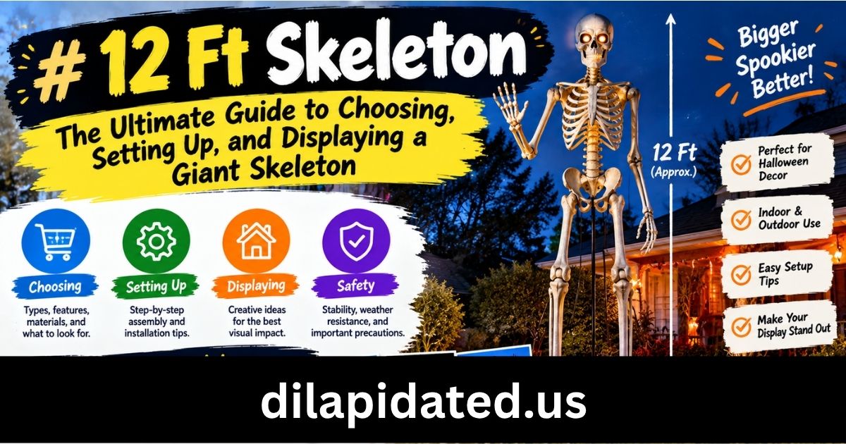 12 Ft Skeleton: The Ultimate Guide to Choosing, Setting Up, and Displaying a Giant Skeleton