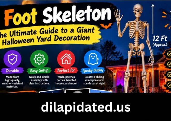 12 Foot Skeleton: The Ultimate Guide to a Giant Halloween Yard Decoration
