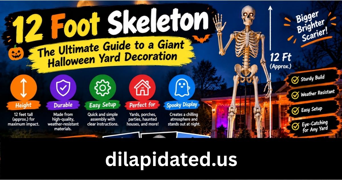 12 Foot Skeleton: The Ultimate Guide to a Giant Halloween Yard Decoration