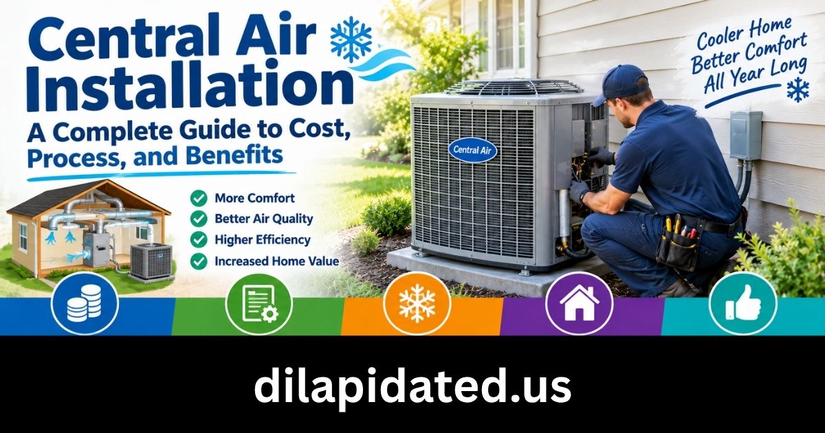 Central Air Installation: A Complete Guide to Cost, Process, and Benefits