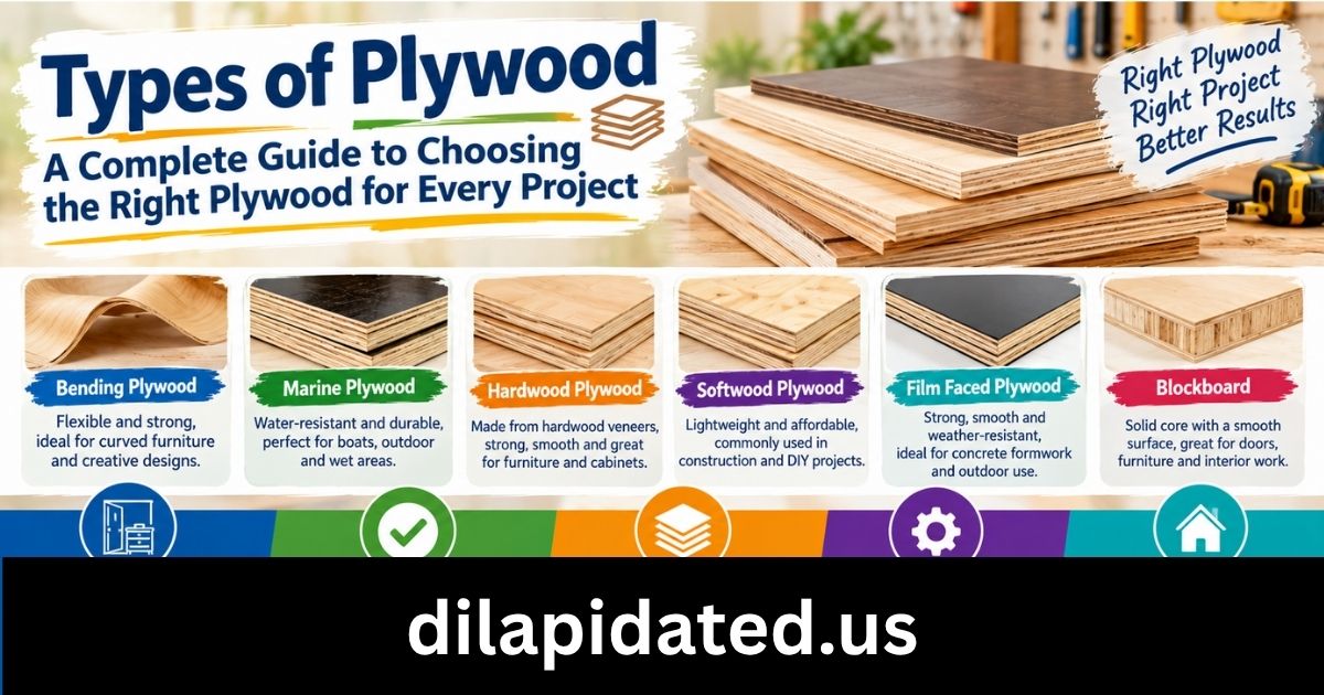 Types of Plywood: A Complete Guide to Choosing the Right Plywood for Every Project