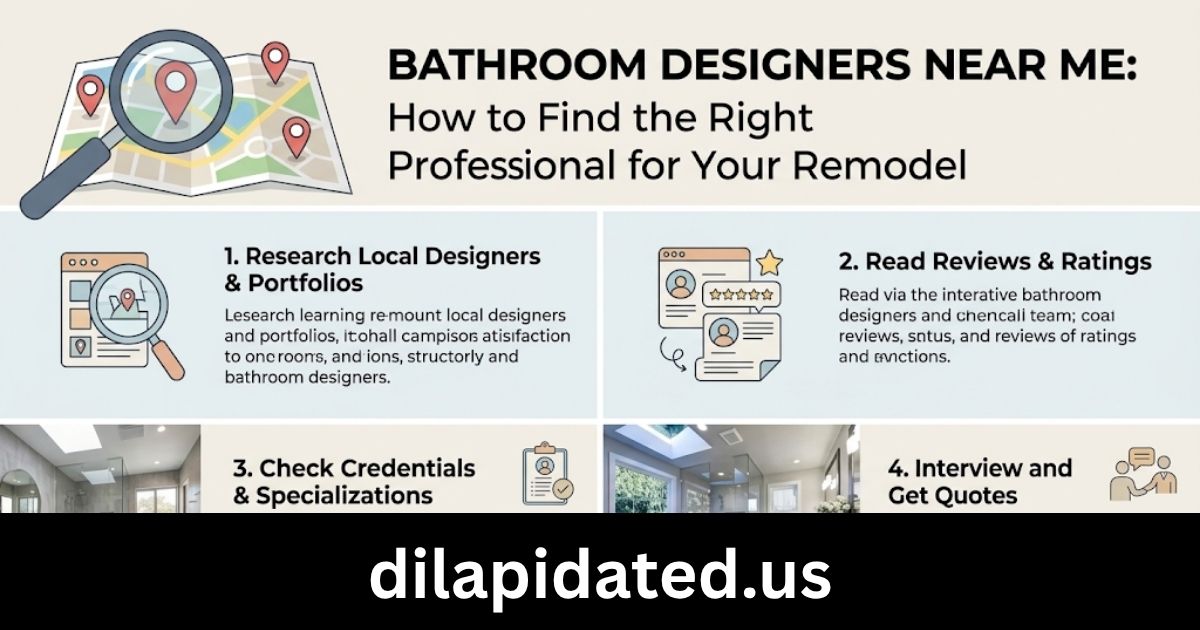 Bathroom Designers Near Me: How to Find the Right Professional for Your Remodel