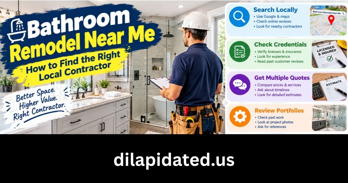 Bathroom Remodel Near Me: How to Find the Right Local Contractor