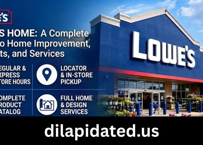 Lowe’s Home: A Complete Guide to Home Improvement, Products, and Services