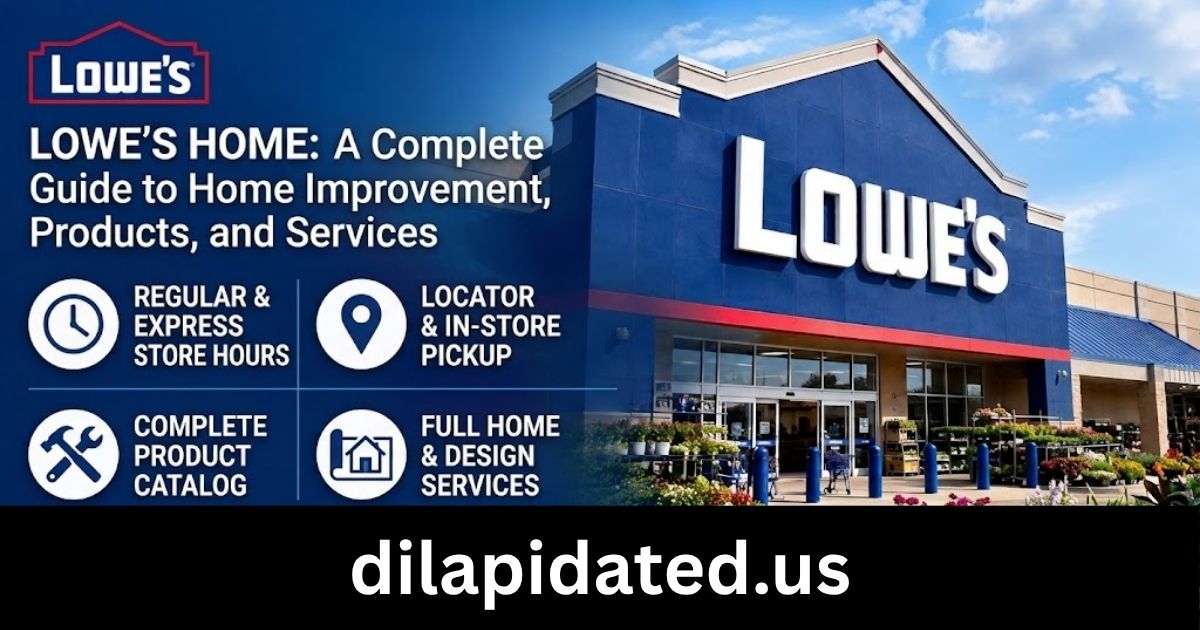 Lowe’s Home: A Complete Guide to Home Improvement, Products, and Services