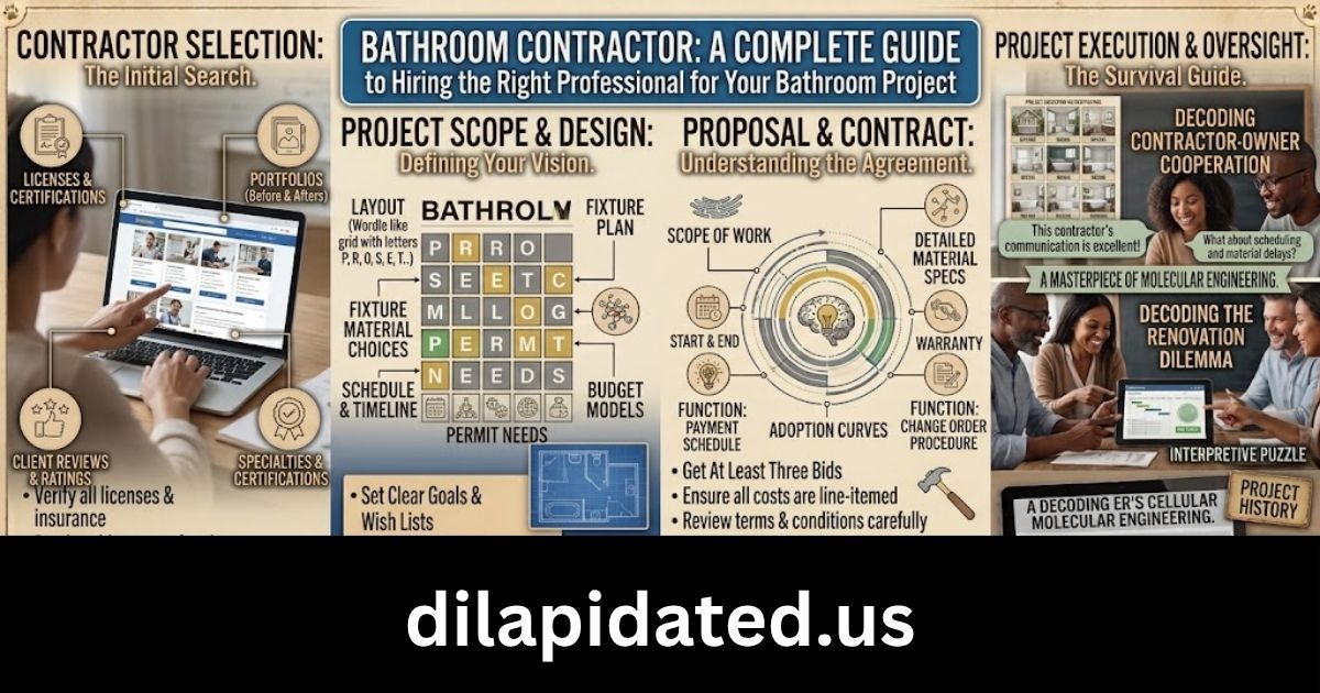 Bathroom Contractor: A Complete Guide to Hiring the Right Professional for Your Bathroom Project