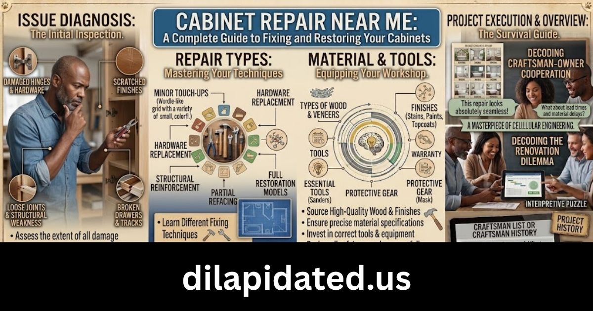 Cabinet Repair Near Me: A Complete Guide to Fixing and Restoring Your Cabinets
