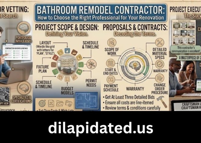 Bathroom Remodel Contractor: How to Choose the Right Professional for Your Renovation