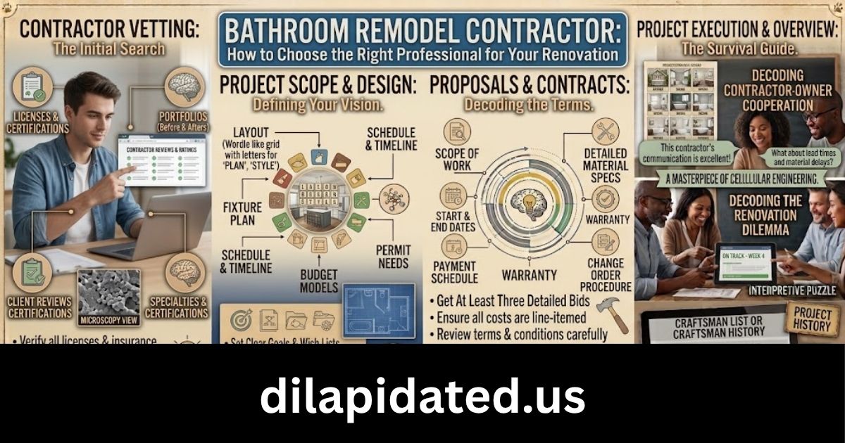 Bathroom Remodel Contractor: How to Choose the Right Professional for Your Renovation