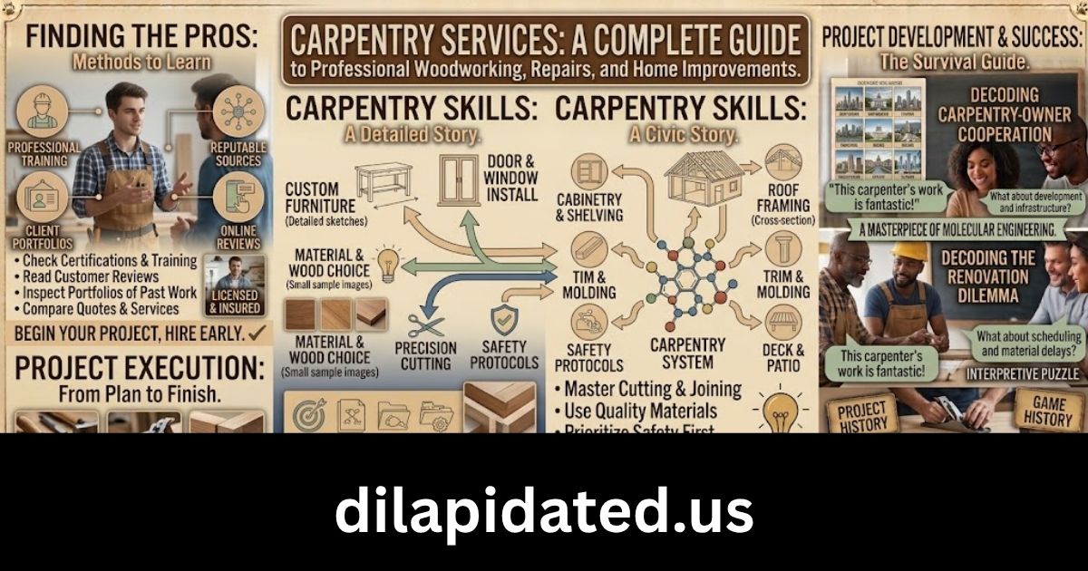 Carpentry Services: A Complete Guide to Professional Woodworking, Repairs, and Home Improvements