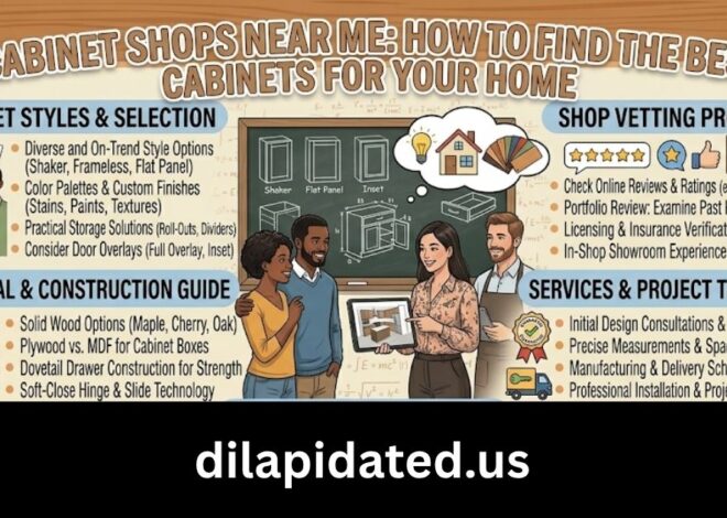 Cabinet Shops Near Me: How to Find the Best Cabinets for Your Home