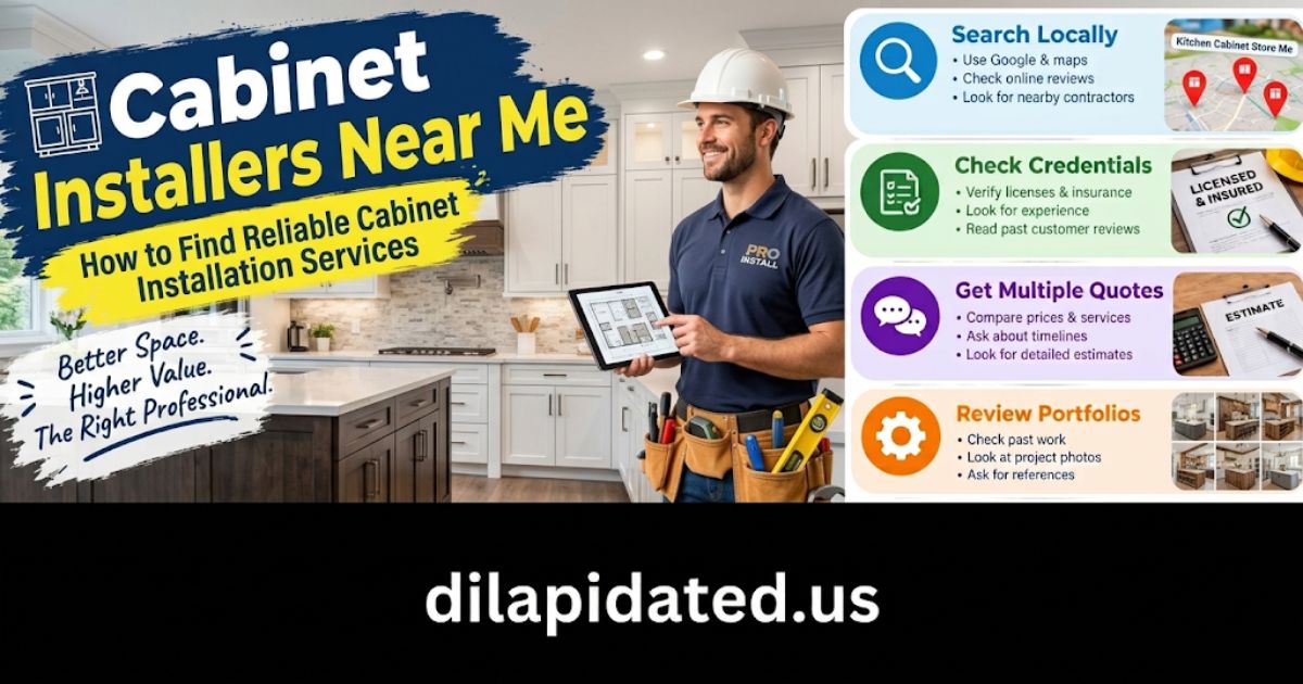 Cabinet Installers Near Me: How to Find Reliable Cabinet Installation Services