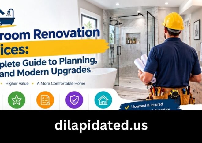 Bathroom Renovation Services: Complete Guide to Planning, Costs, and Modern Upgrades