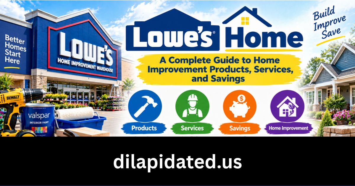 Lowe’s Home: A Complete Guide to Home Improvement Products, Services, and Savings
