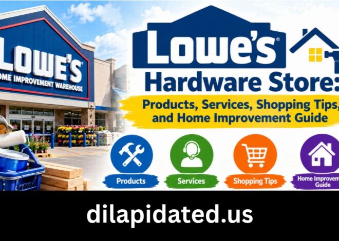 Lowe’s Hardware Store: Products, Services, Shopping Tips, and Home Improvement Guide