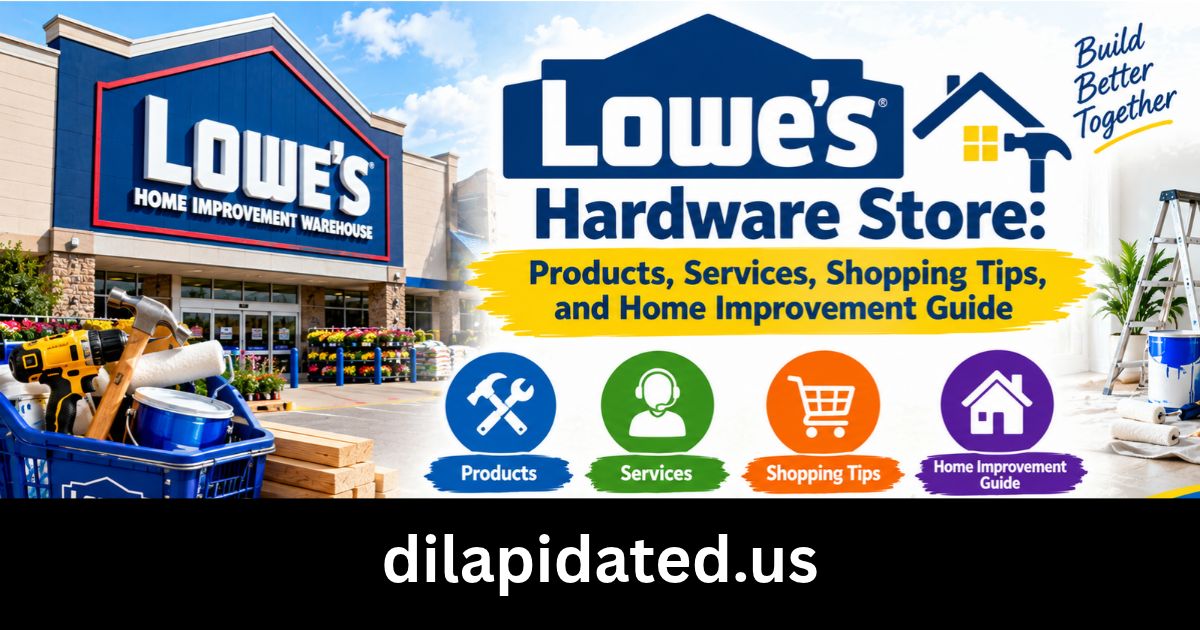 Lowe’s Hardware Store: Products, Services, Shopping Tips, and Home Improvement Guide