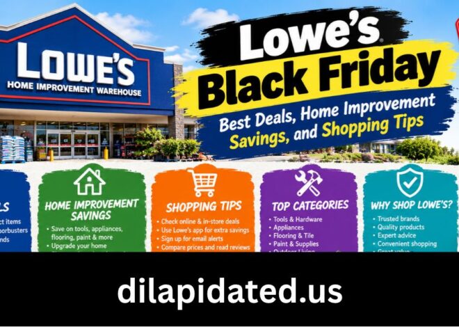 Lowe’s Black Friday: Best Deals, Home Improvement Savings, and Shopping Tips