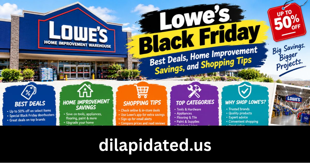 Lowe’s Black Friday: Best Deals, Home Improvement Savings, and Shopping Tips