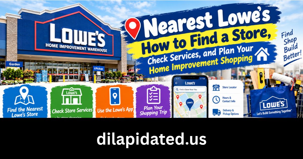 Nearest Lowe’s: How to Find a Store, Check Services, and Plan Your Home Improvement Shopping