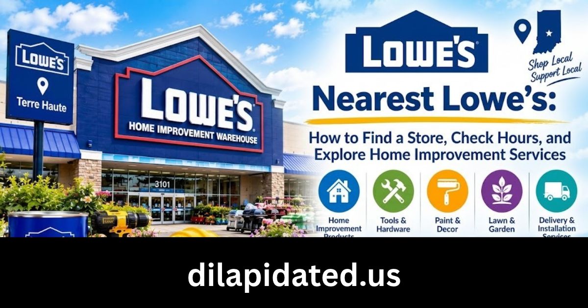 Nearest Lowe’s: How to Find a Store, Check Hours, and Explore Home Improvement Services