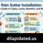 rain gutter installation