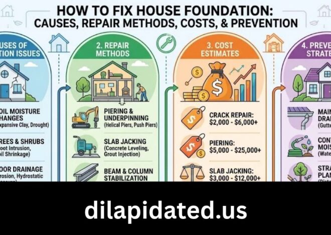 How to Fix House Foundation: Causes, Repair Methods, Costs, and Prevention
