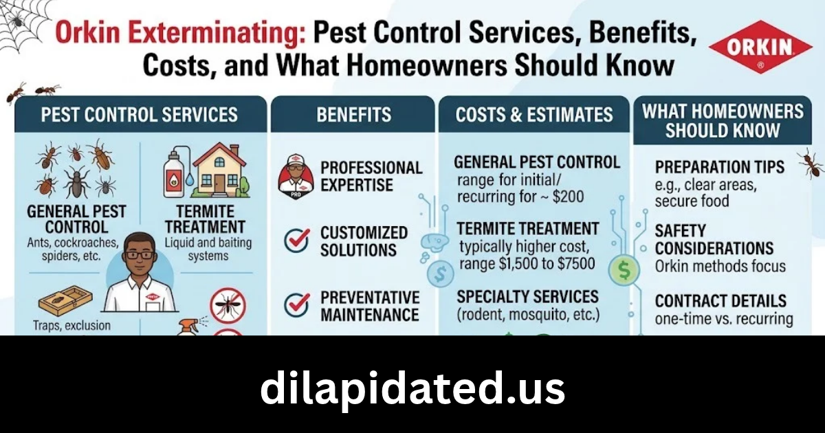 Orkin Exterminating: Pest Control Services, Benefits, Costs, and What Homeowners Should Know